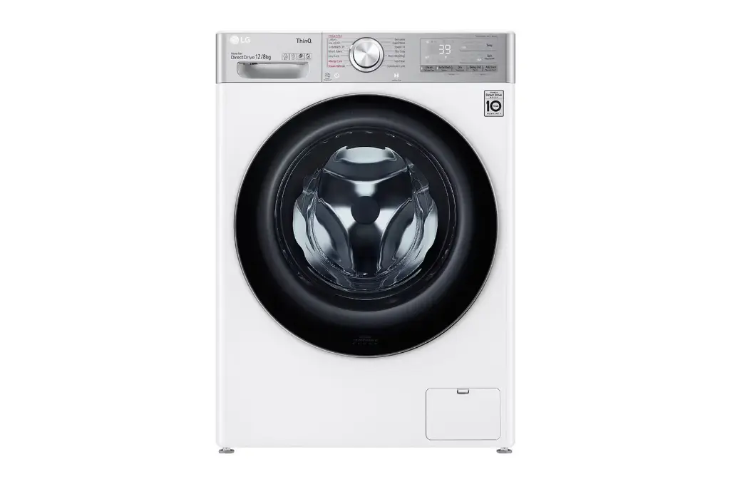  ماشین لباسشویی و خشک‌کن ۱۲/۸ کیلویی ال‌جی مدل WDV1260