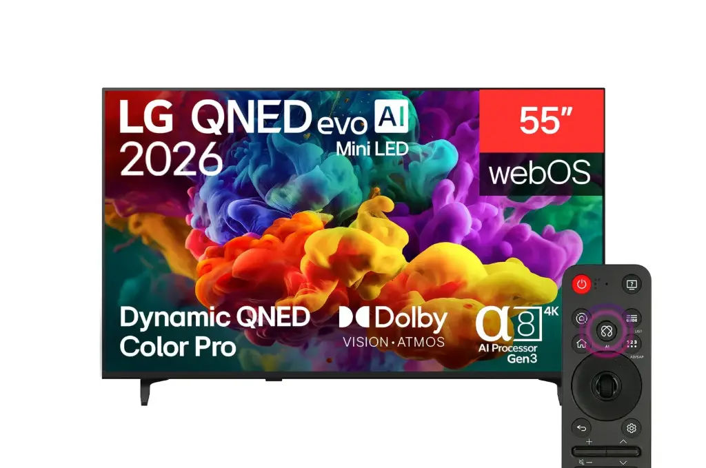 تلویزیون ال‌جی QNED Mini LED 4K مدل QNED85B6T
