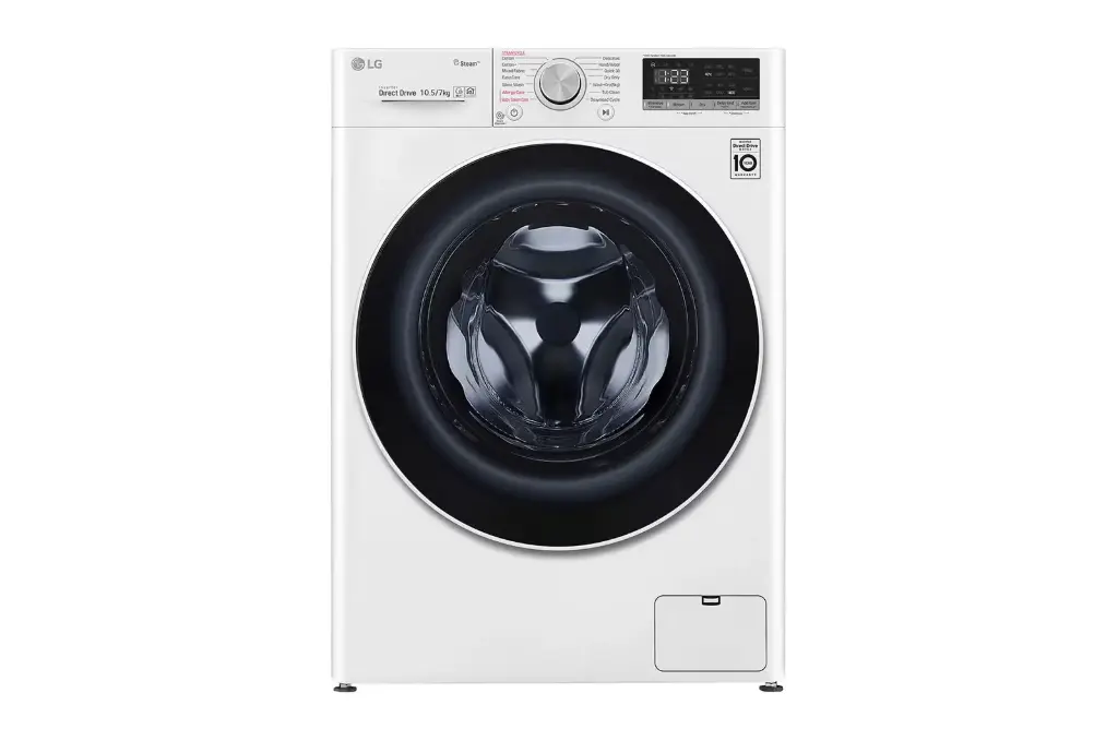 ماشین لباسشویی و خشک‌کن ۱۰.۵ کیلویی ال جی F4V5RGP