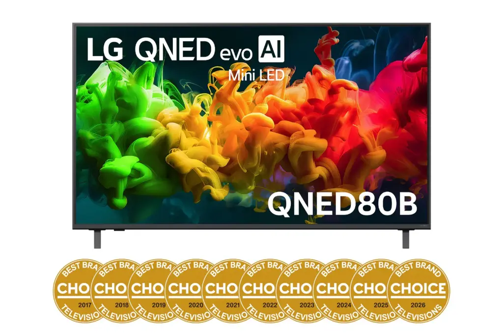 تلویزیون هوشمند 4K QNED Mini LED ال جی مدل QNED80BSA